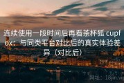 连续使用一段时间后再看茶杯狐 cupfox：与同类平台对比后的真实体验差异（对比后）