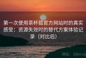 第一次使用茶杯狐官方网站时的真实感受：资源失效时的替代方案体验记录（对比后）