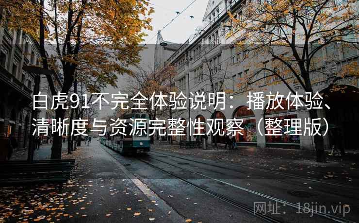 白虎91不完全体验说明:播放体验、清晰度与资源完整性观察(整理版) 白虎91不完全体验说明:播放体验、清晰度与资源完整性观察(整理版)