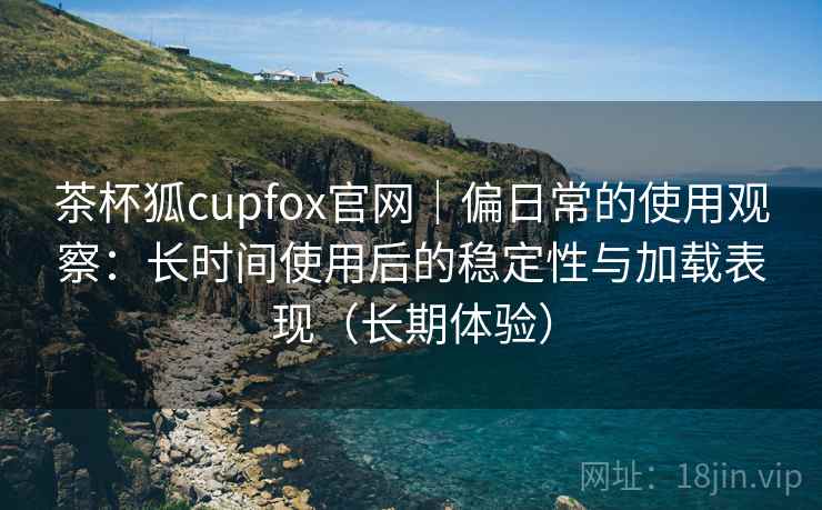 茶杯狐cupfox官网｜偏日常的使用观察：长时间使用后的稳定性与加载表现（长期体验）