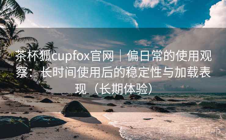 茶杯狐cupfox官网｜偏日常的使用观察：长时间使用后的稳定性与加载表现（长期体验）