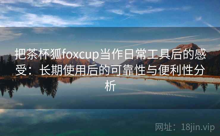 把茶杯狐foxcup当作日常工具后的感受：长期使用后的可靠性与便利性分析